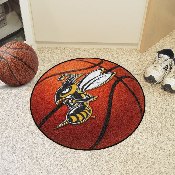 Montana State Billings Yellow Jackets Basketball Rug - 27in. Diameter, 14155