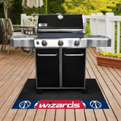 Washington Wizards Vinyl Grill Mat - 26in. x 42in., 14224