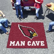 Arizona Cardinals Man Cave Tailgater Rug - 5ft. x 6ft. - Cardinal Head Primary Logo, 14263
