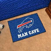 Buffalo Bills Man Cave Starter Mat Accent Rug - 19in. x 30in., 14273