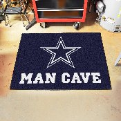 Dallas Cowboys Man Cave All-Star Rug - 34 in. x 42.5 in., 14292