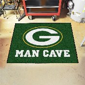 Green Bay Packers Man Cave All-Star Rug - 34 in. x 42.5 in., 14304