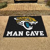 Jacksonville Jaguars Man Cave All-Star Rug - 34 in. x 42.5 in., 14316