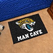 Jacksonville Jaguars Man Cave Starter Mat Accent Rug - 19in. x 30in. - Jaguar Head Primary Logo, 14317
