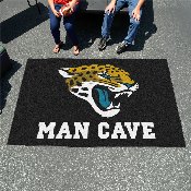 Jacksonville Jaguars Man Cave Ulti-Mat Rug - 5ft. x 8ft. - Jaguar Head Primary Logo, 14318