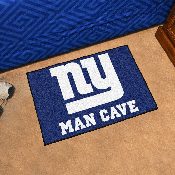 New York Giants Man Cave Starter Mat Accent Rug - 19in. x 30in. - NY Primary Logo, 14341
