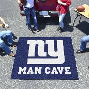 New York Giants Man Cave Tailgater Rug - 5ft. x 6ft. - NY Primary Logo, 14343