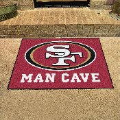 San Francisco 49ers Man Cave All-Star Rug - 34 in. x 42.5 in., 14364