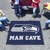 NFL - Seattle Seahawks Man Cave Tailgater Rug 5'x6', 14371