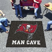 NFL - Tampa Bay Buccaneers Man Cave Tailgater Rug 5'x6', 14379