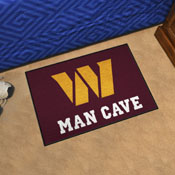 Washington Commanders Man Cave Starter Mat Accent Rug - 19in. x 30in., 14386