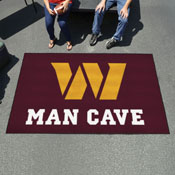 Washington Commanders Man Cave Ulti-Mat Rug - 5ft. x 8ft., 14387
