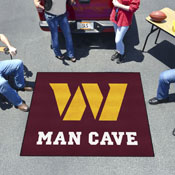 Washington Commanders Man Cave Tailgater Rug - 5ft. x 6ft., 14388