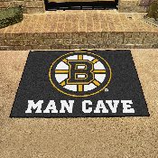 Boston Bruins Man Cave All-Star Rug - 34 in. x 42.5 in., 14393
