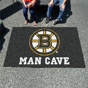 Boston Bruins Man Cave Ulti-Mat Rug - 5ft. x 8ft., 14395