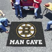 Boston Bruins Man Cave Tailgater Rug - 5ft. x 6ft., 14396