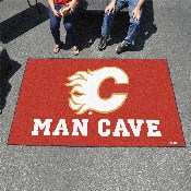 Calgary Flames Man Cave Ulti-Mat Rug - 5ft. x 8ft., 14403