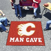 Calgary Flames Man Cave Tailgater Rug - 5ft. x 6ft., 14404