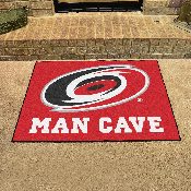 Carolina Hurricanes Man Cave All-Star Rug - 34 in. x 42.5 in., 14405
