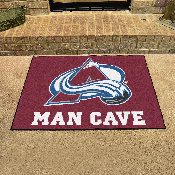 Colorado Avalanche Man Cave All-Star Rug - 34 in. x 42.5 in., 14413