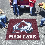 Colorado Avalanche Man Cave Tailgater Rug - 5ft. x 6ft., 14416