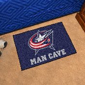 Columbus Blue Jackets Man Cave Starter Mat Accent Rug - 19in. x 30in., 14418