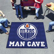 Edmonton Oilers Oilers Man Cave Tailgater Rug - 5ft. x 6ft., 14432