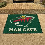 Minnesota Wild Man Cave All-Star Rug - 34 in. x 42.5 in., 14441