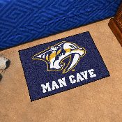Nashville Predators Man Cave Starter Mat Accent Rug - 19in. x 30in., 14450