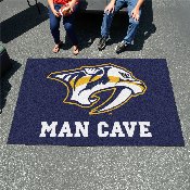Nashville Predators Man Cave Ulti-Mat Rug - 5ft. x 8ft., 14451