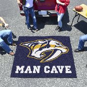 Nashville Predators Man Cave Tailgater Rug - 5ft. x 6ft., 14452