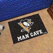 Pittsburgh Penguins Man Cave Starter Mat Accent Rug - 19in. x 30in., 14478