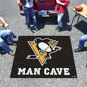 Pittsburgh Penguins Man Cave Tailgater Rug - 5ft. x 6ft., 14480