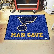St. Louis Blues Man Cave All-Star Rug - 34 in. x 42.5 in., 14485