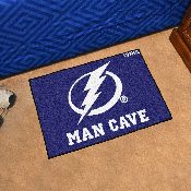 Tampa Bay Lightning Man Cave Starter Mat Accent Rug - 19in. x 30in., 14490
