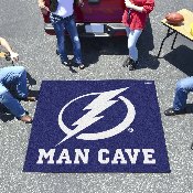 Tampa Bay Lightning Man Cave Tailgater Rug - 5ft. x 6ft., 14492