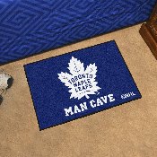 Toronto Maple Leafs Man Cave Starter Mat Accent Rug - 19in. x 30in., 14494
