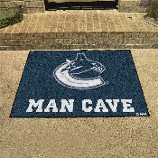 Vancouver Canucks Man Cave All-Star Rug - 34 in. x 42.5 in., 14497