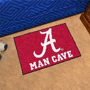 Alabama Crimson Tide Man Cave Starter Mat Accent Rug - 19in. x 30in., 14524