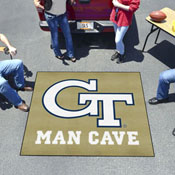 Georgia Tech Yellow Jackets Man Cave Tailgater Rug - 5ft. x 6ft., GT, 14550