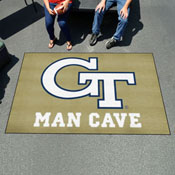 Georgia Tech Yellow Jackets Man Cave Ulti-Mat Rug - 5ft. x 8ft., GT, 14551