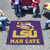 LSU Tigers Man Cave Tailgater Rug - 5ft. x 6ft., 14566