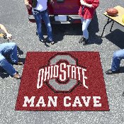 Ohio State Buckeyes Man Cave Tailgater Rug - 5ft. x 6ft., 14586