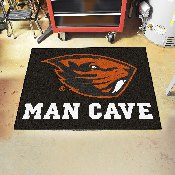 Oregon State Beavers Man Cave All-Star Rug - 34 in. x 42.5 in., 14593