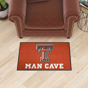 Texas Tech Red Raiders Man Cave Starter Mat Accent Rug - 19in. x 30in., 14612