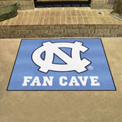 North Carolina Tar Heels Man Cave All-Star Rug - 34 in. x 42.5 in., 14621