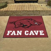 Arkansas Razorbacks Man Cave All-Star Rug - 34 in. x 42.5 in., 14629