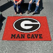 Georgia Bulldogs Man Cave Ulti-Mat Rug - 5ft. x 8ft. - G Primary Logo, 14639