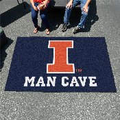 Illinois Illini Man Cave Ulti-Mat Rug - 5ft. x 8ft., 14643