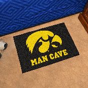 Iowa Hawkeyes Man Cave Starter Mat Accent Rug - 19in. x 30in., 14644